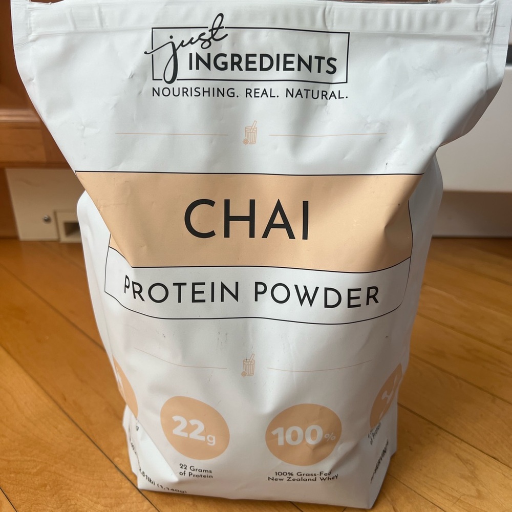 Just Ingredients Chai protein powder